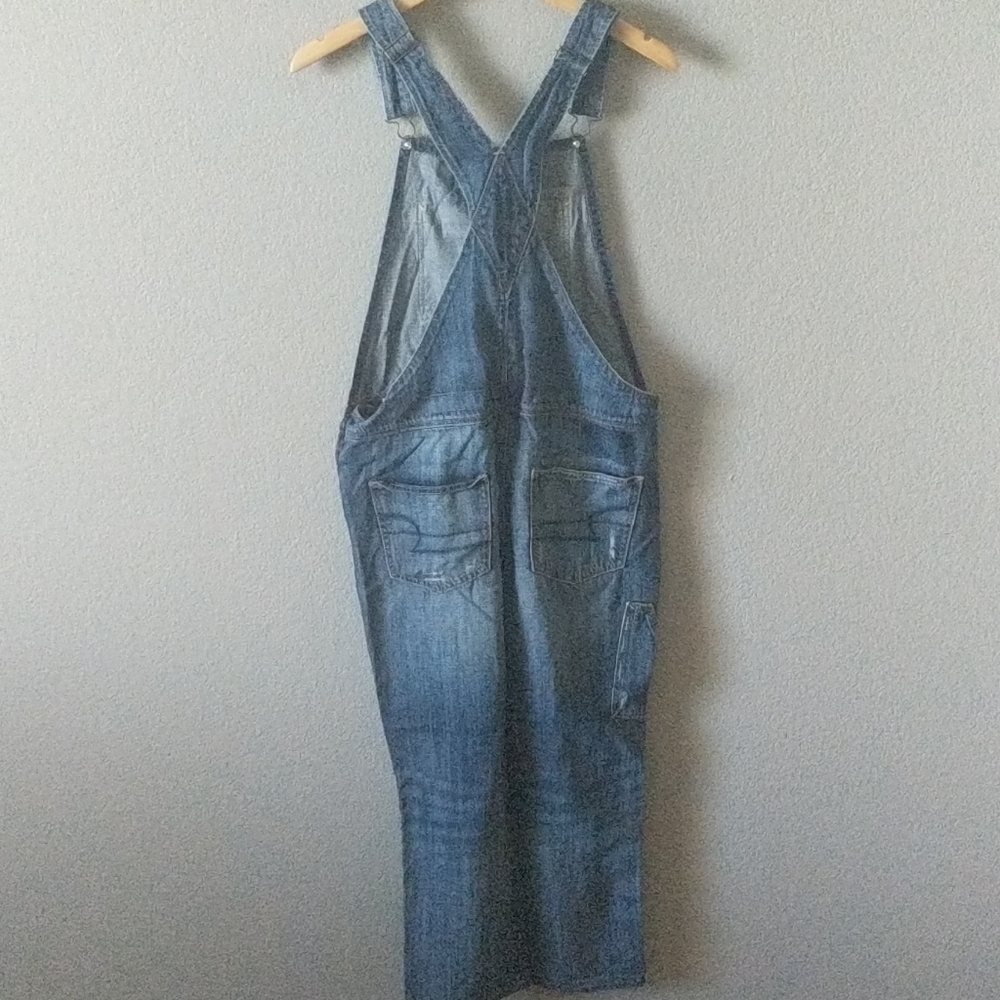 American Eagle Cropped Overalls - image 7